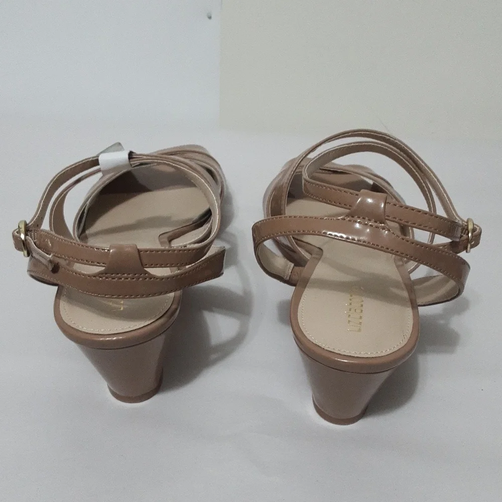 Liz Claiborne Women's‎ 10M Crisscross Strappy Wedge Shoes